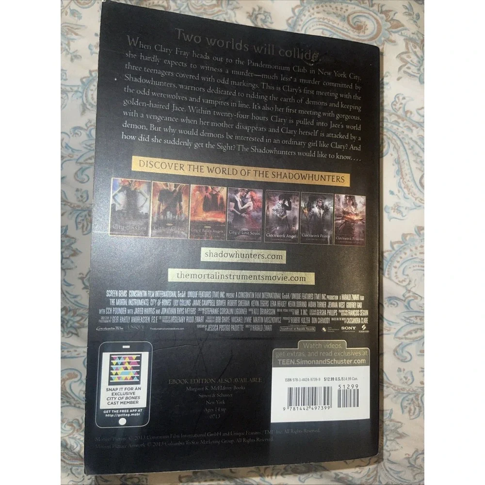 The Mortal Instruments Ser.: City of Bones by‎ Cassandra Clare (2008, Trade...